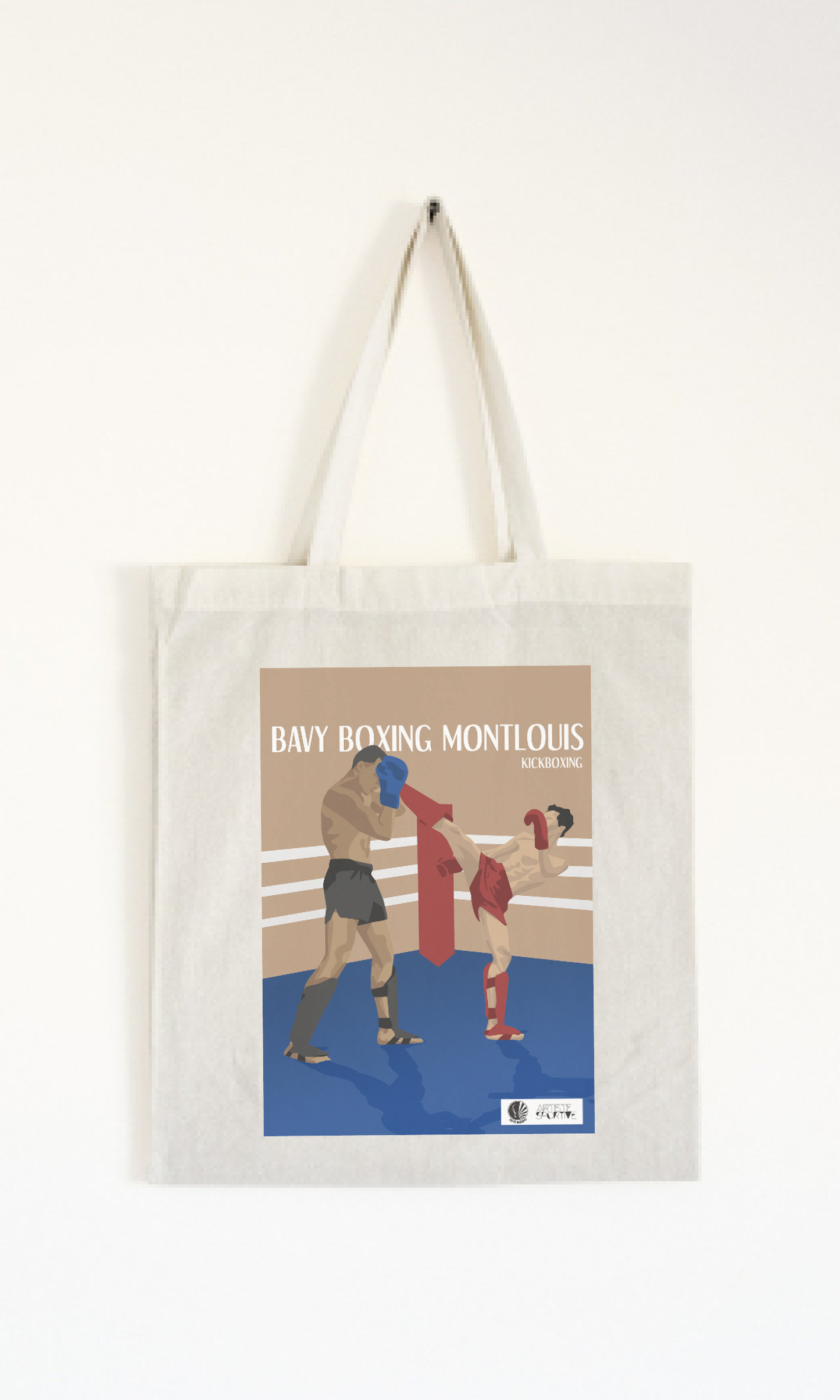 Tote bag ou sac Kickboxing 'Bavy Boxing Montlouis'