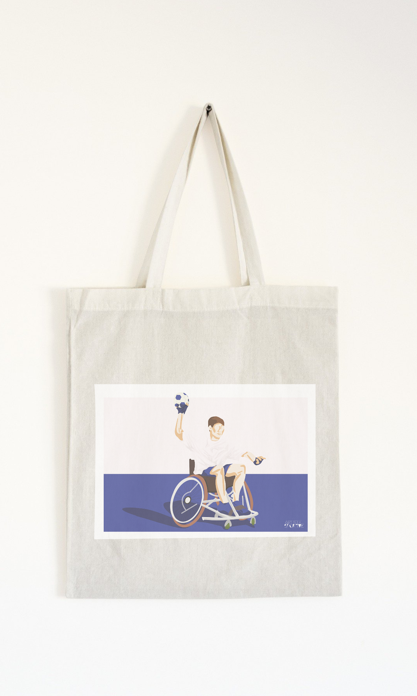 Tragetasche oder Kinderwagentasche „Handball in Blau“
