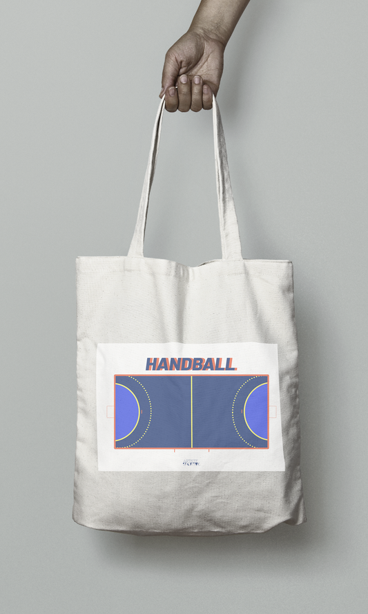 Tote bag ou sac " Terrain Handball "