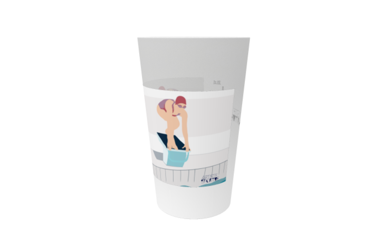 Personalized Eco Cup tumbler 25 cl