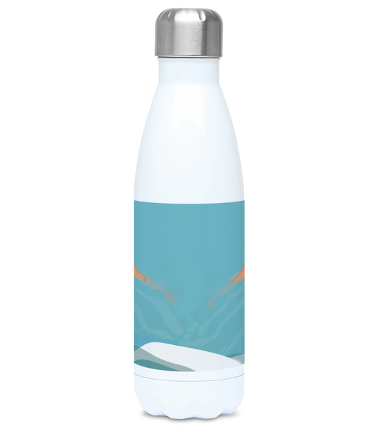 Vintage Swimming insulated bottle "Swimming" - Customizable