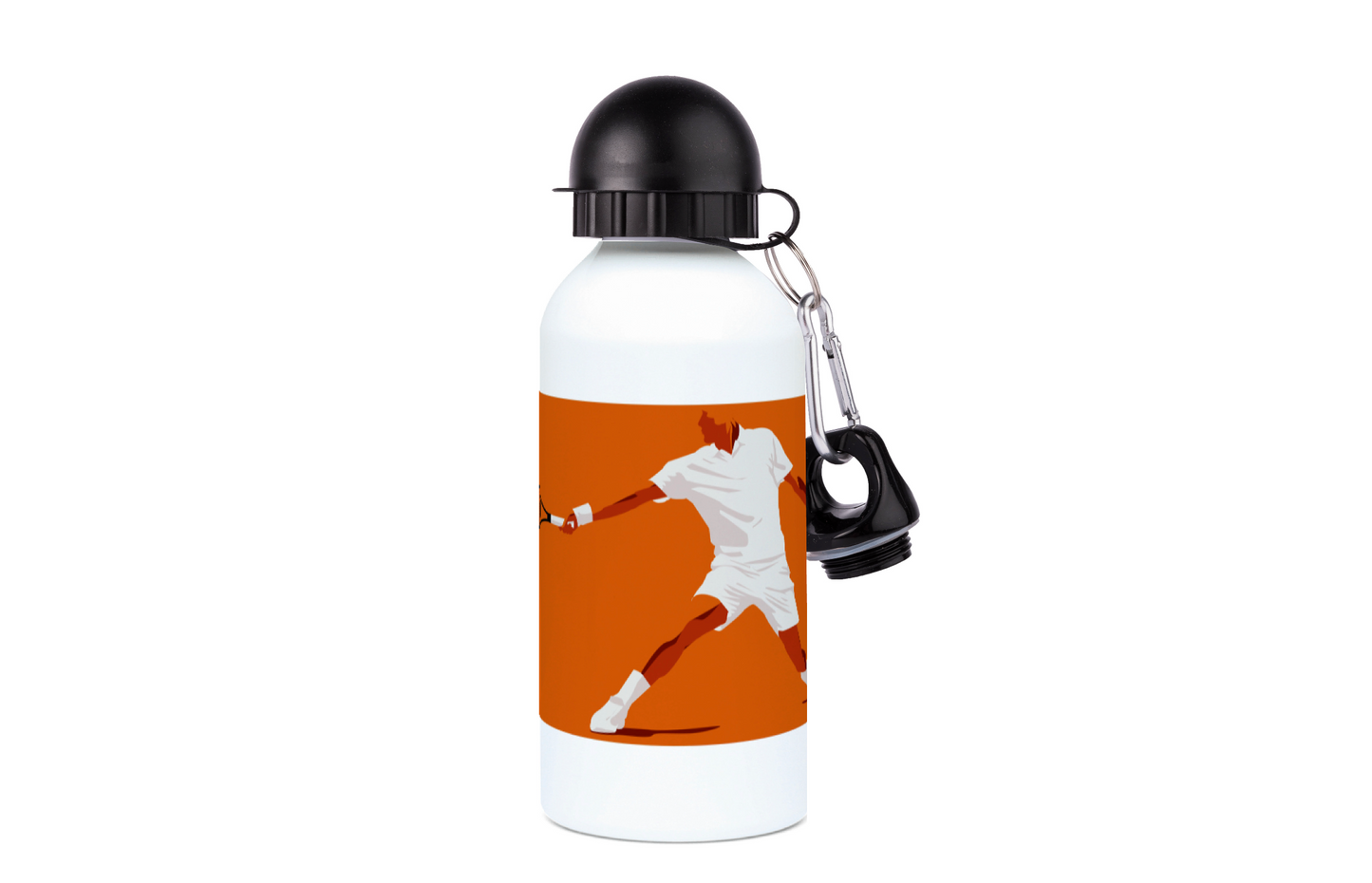 Aluminum bottle "Tennis player" - Customizable