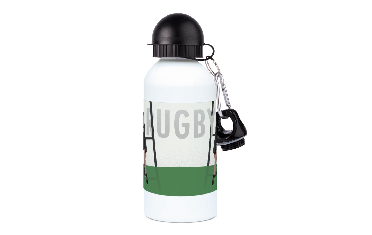 Aluminum bottle "Vintage women's rugby" - Customizable