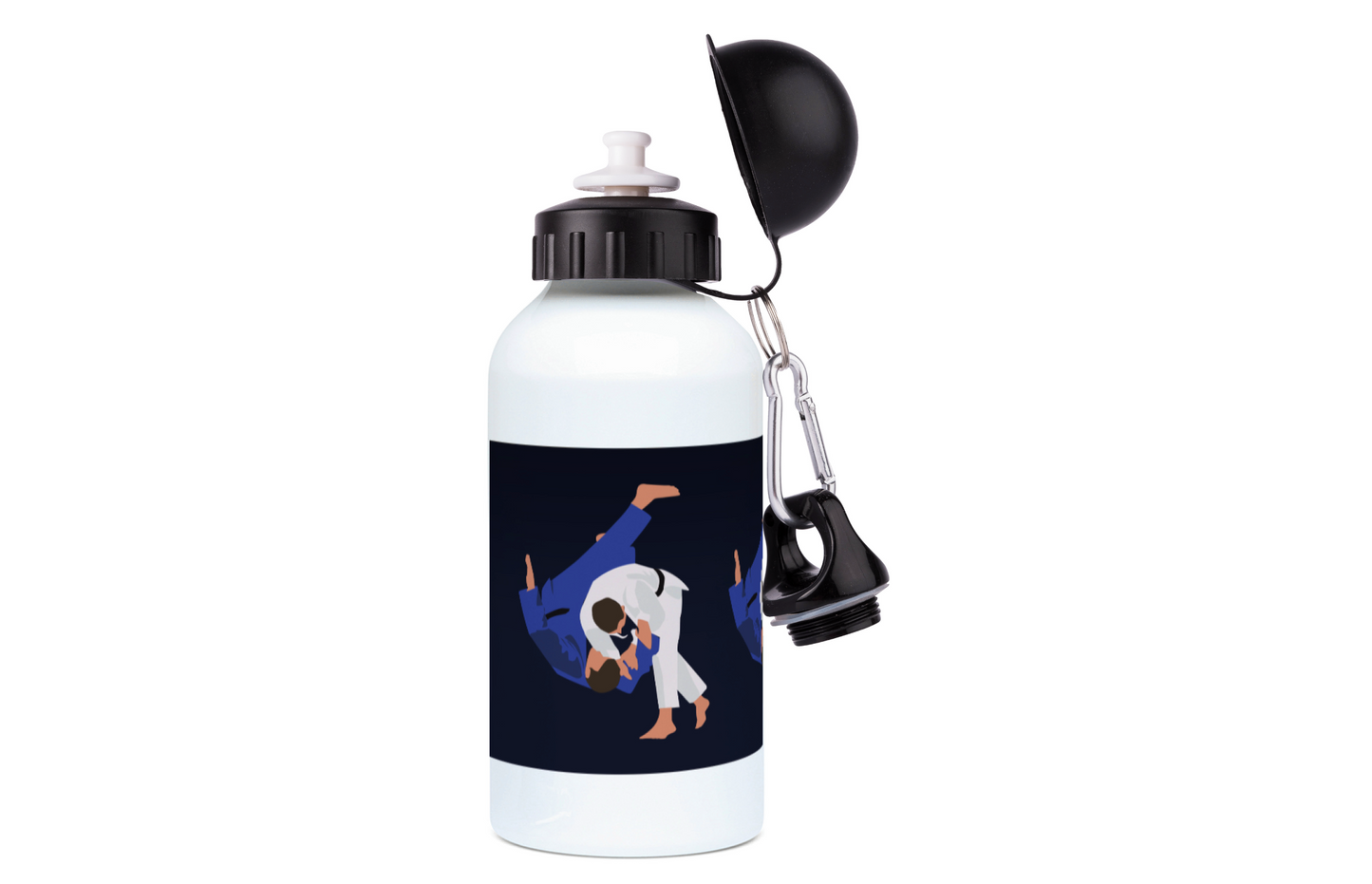 Gourde aluminium judo homme "Le judoka" - Personnalisable