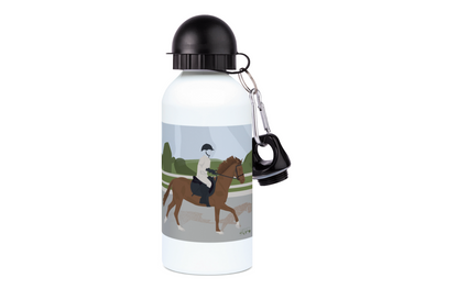 Aluminum horse riding bottle "On the horse" - Customizable