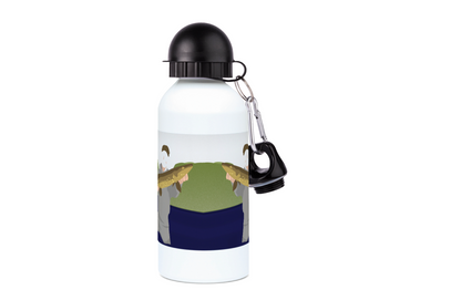 Fishing aluminum bottle "Antoine the fisherman" - Customizable