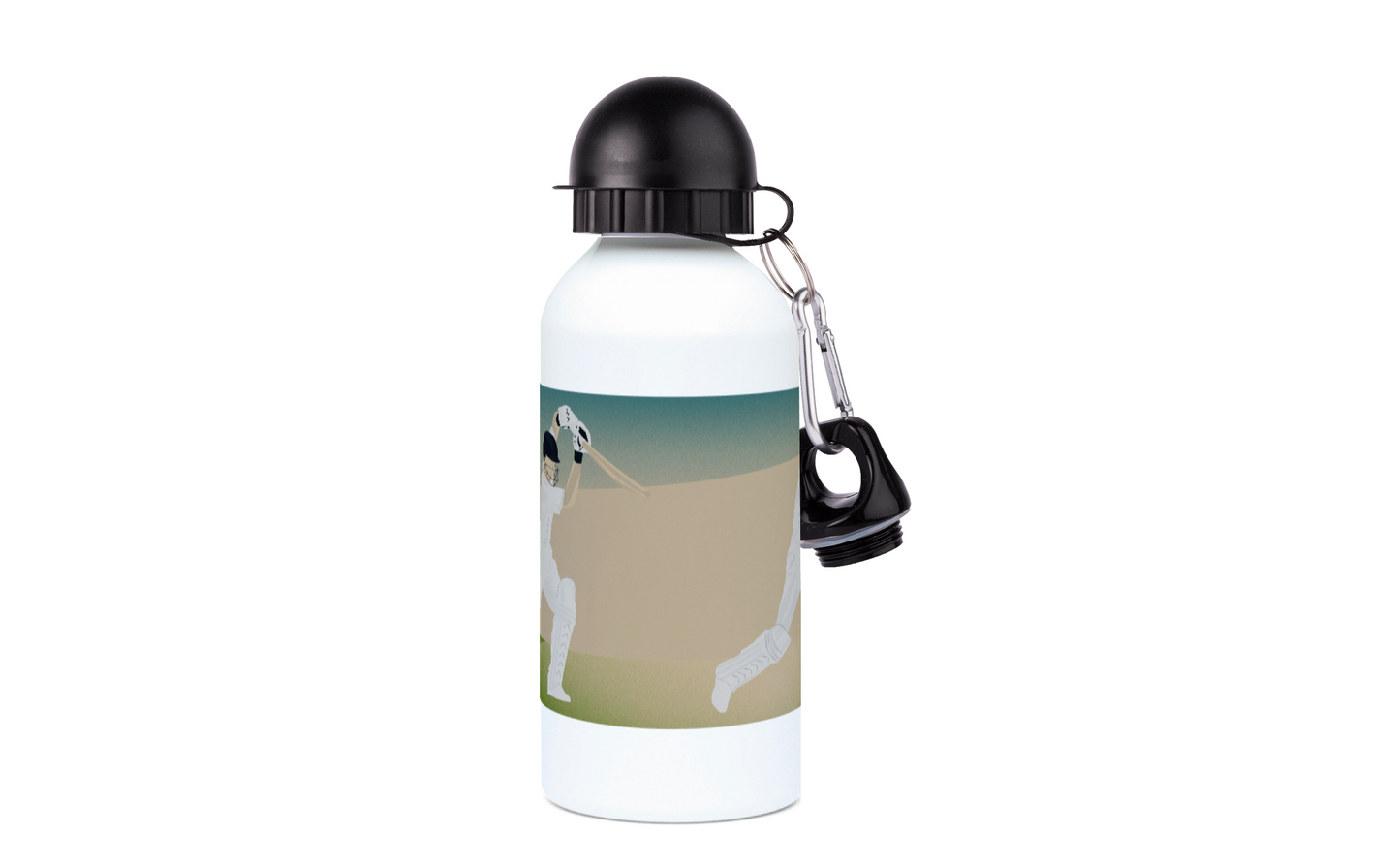 Aluminum cricket bottle "Cover Drive" - ​​Customizable