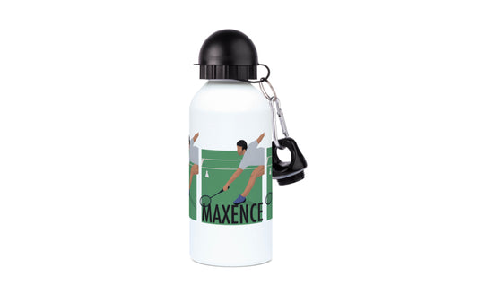 Aluminiumflasche „Badmintonspieler“ – anpassbar