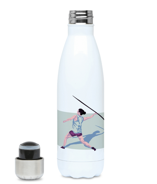 Leichtathletik-Isolierflasche „Women's Javelin“ - Individualisierbar