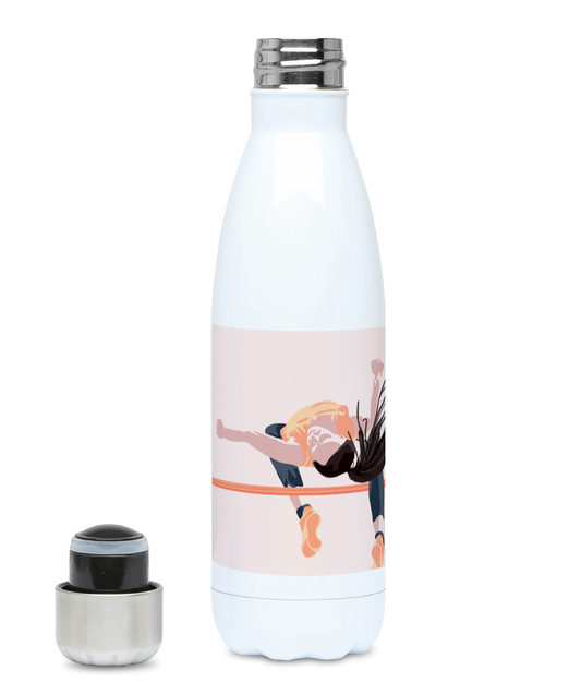Athletics insulated bottle "Women's high jump" - Customizable
