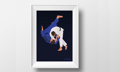 Judo poster "The judoka"