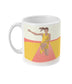 Tasse ou mug athlétisme "Saut athlétique femme" - Personnalisable