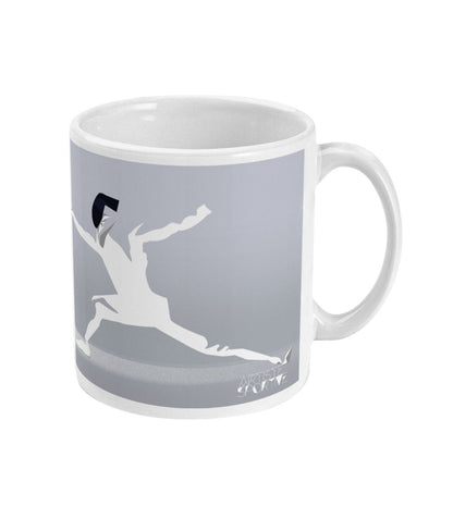 Tasse ou mug "l'escrime en blanc" - Personnalisable