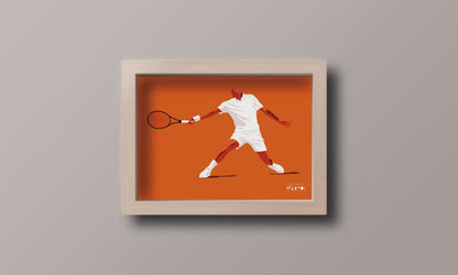 Affiche "Joueur de Tennis"