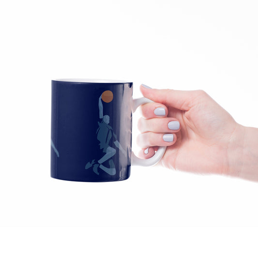 Tasse ou mug basketball "Le dunk" - Personnalisable