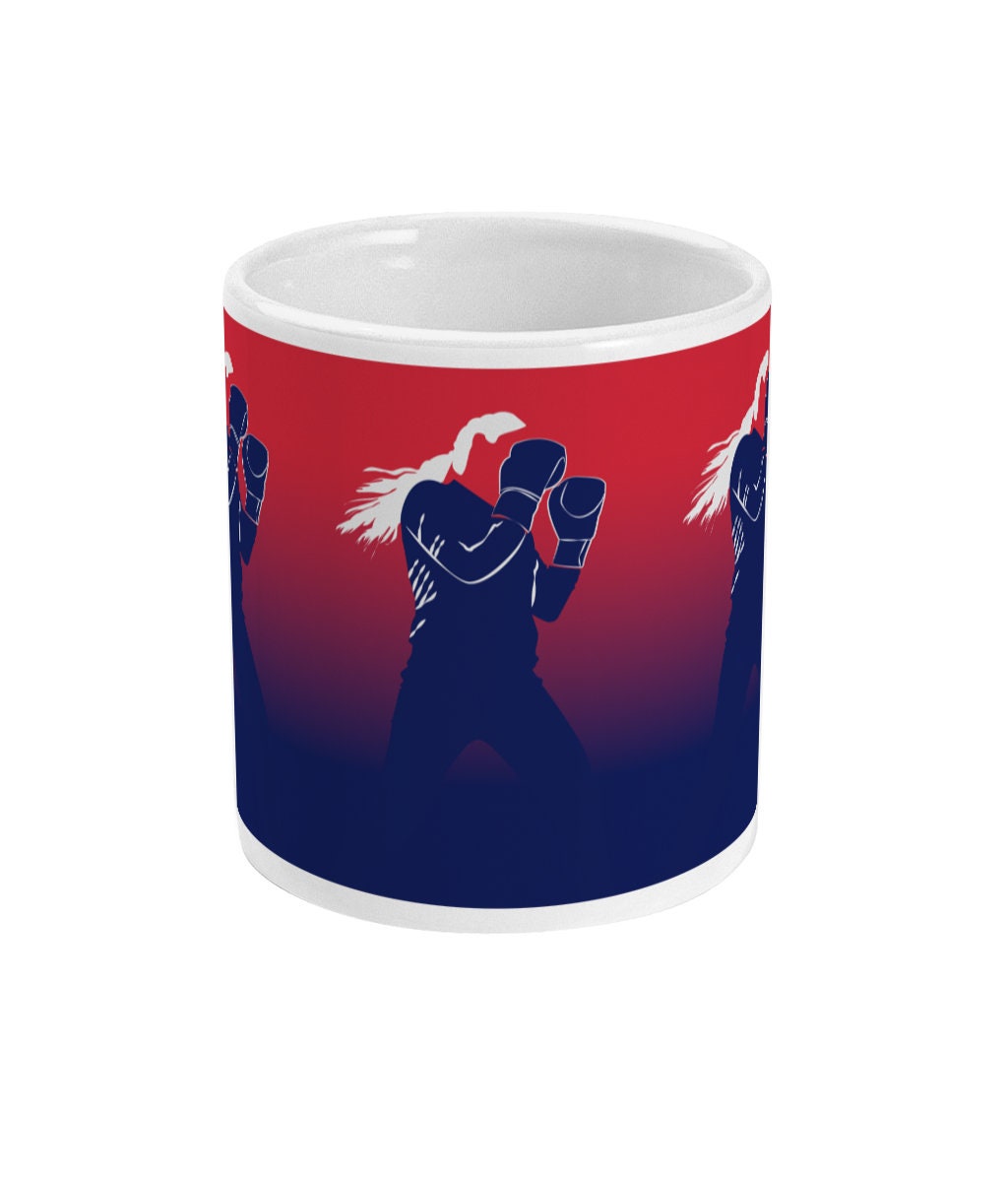 Boxing cup or mug "In the boxer's ring" - Customizable