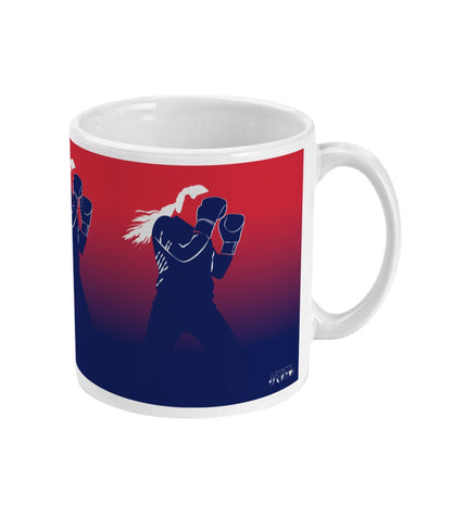 Boxing cup or mug "In the boxer's ring" - Customizable