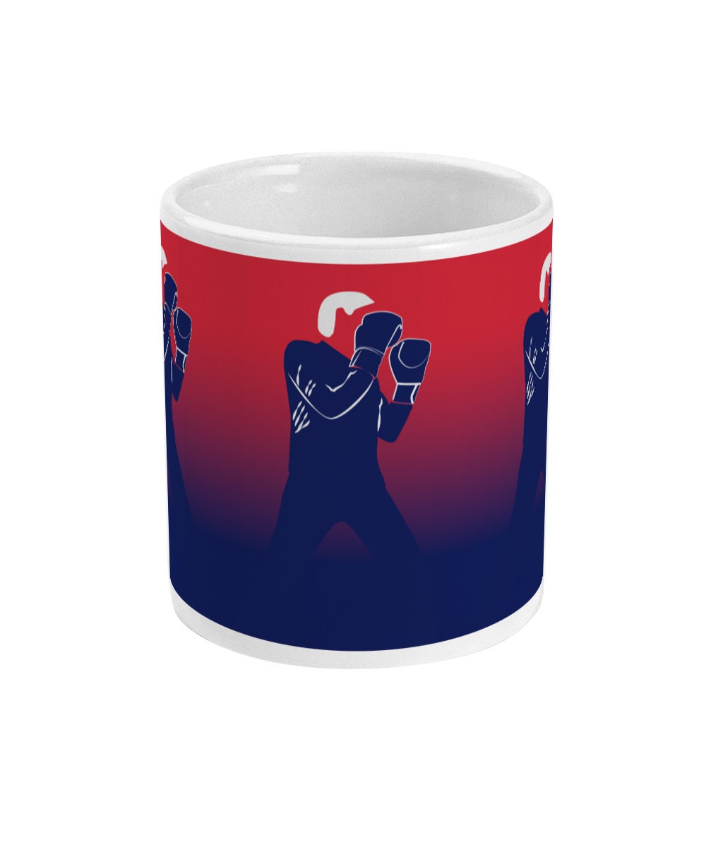 Boxing/boxing cup or mug "On the ring" - Customizable