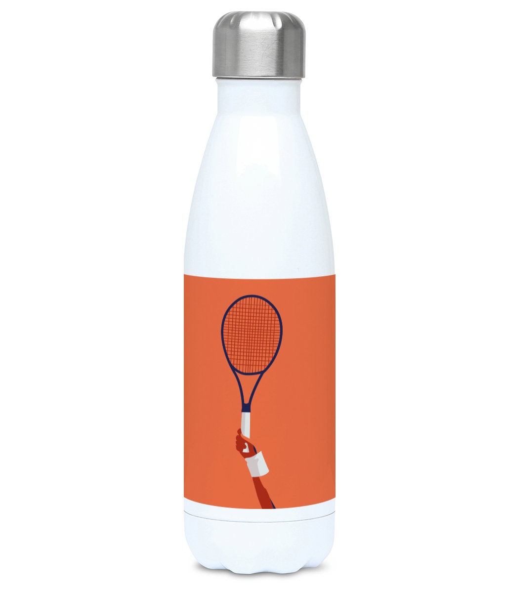 “Tennis racket” insulated bottle - Customizable