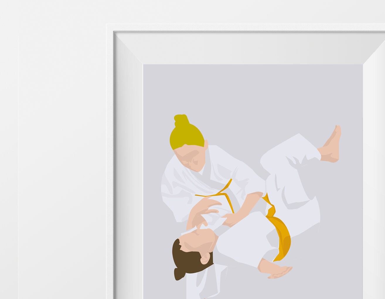 Judo-Poster „Jeanne die Judoka“