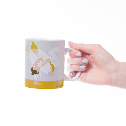 Tasse ou mug Judo "Jeanne la Judoka" - Personnalisable