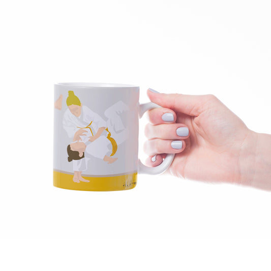 Tasse ou mug Judo "Jeanne la Judoka" - Personnalisable