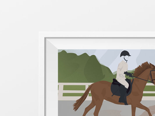 Horse Riding Poster "On the Horse"