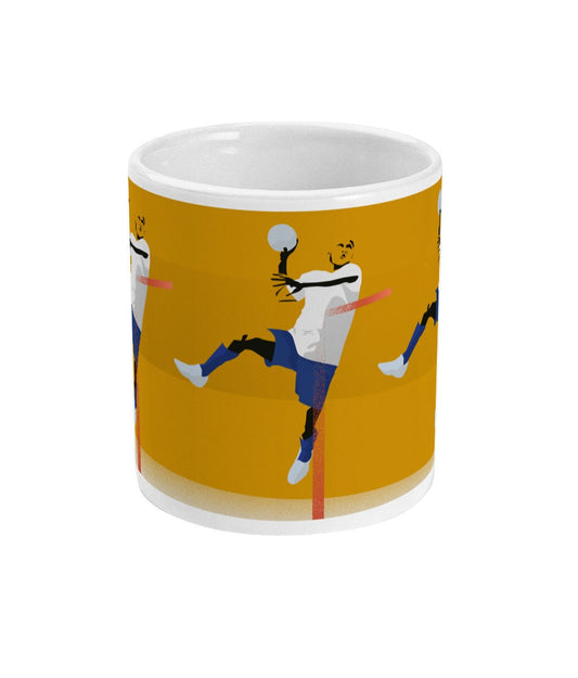 Handball cup or mug "Martin the handball player" - Customizable