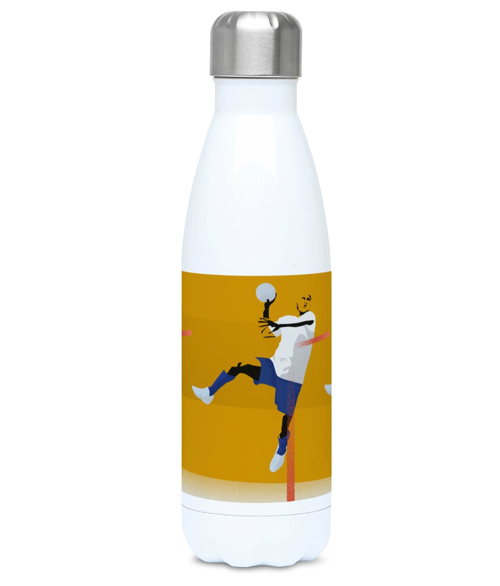 Herren-Handball-Isolierflasche „Martin der Handballspieler“ – personalisierbar