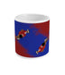 Boxing/boxing cup or mug "Boxing seen from above" - ​​Customizable
