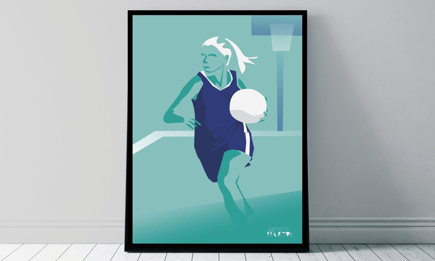 Affiche basketball, poster basketball, cadeau basketball,joueuse basketball, cadeau noel basketball, cadeau anniversaire basketball, cadeau coach basketball