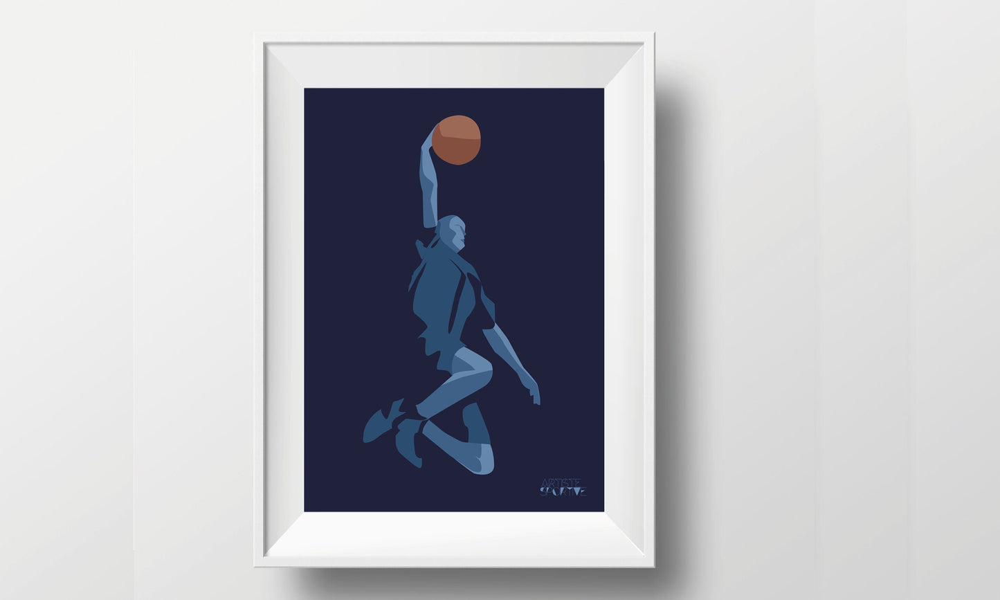 Basketball-Poster „The Dunk“