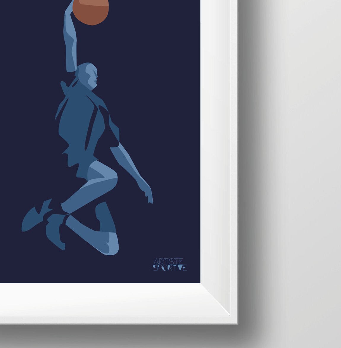 Affiche de basketball "Le dunk"