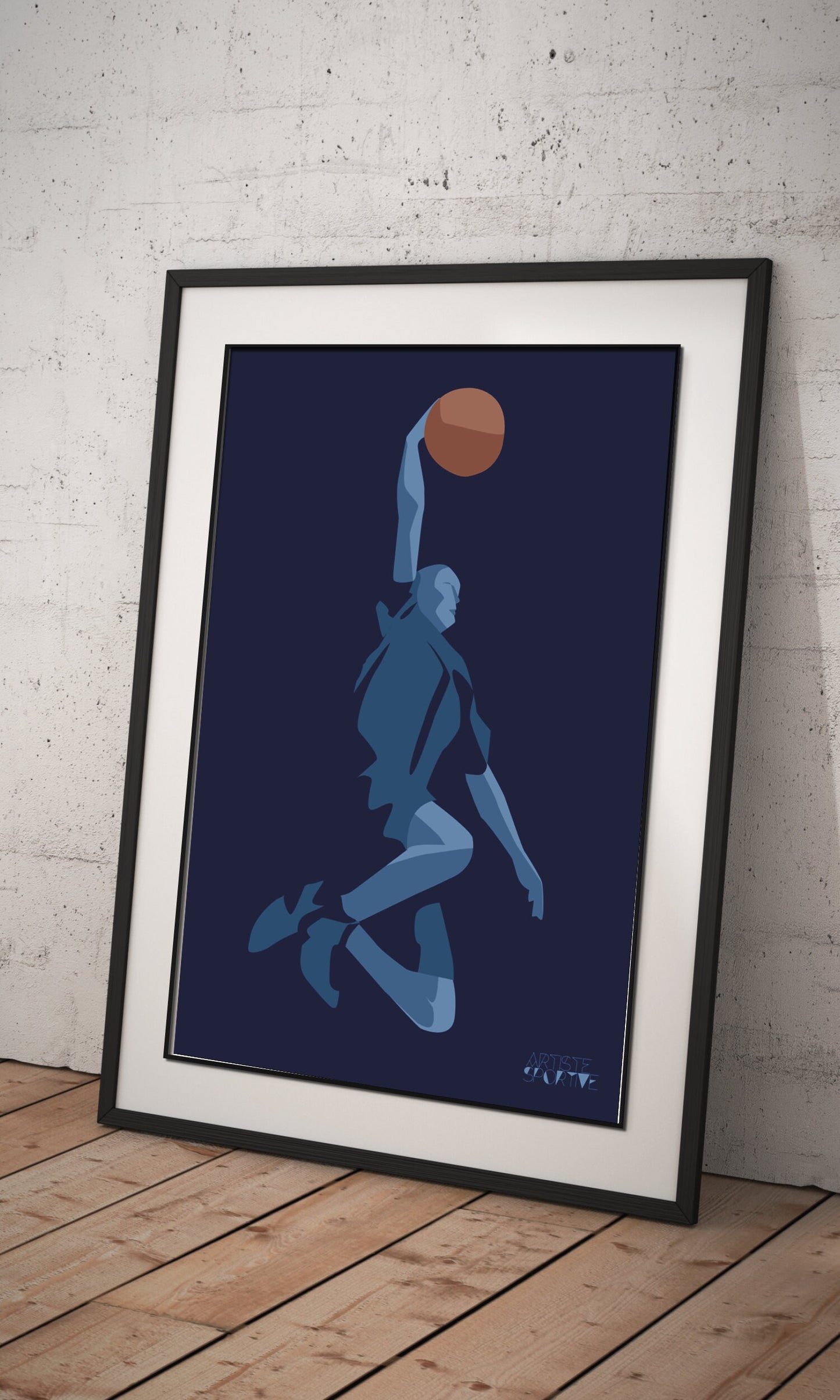 Basketball-Poster „The Dunk“