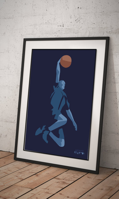 Basketball poster "The dunk"