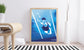 Swimming Poster "The Woman Swims"