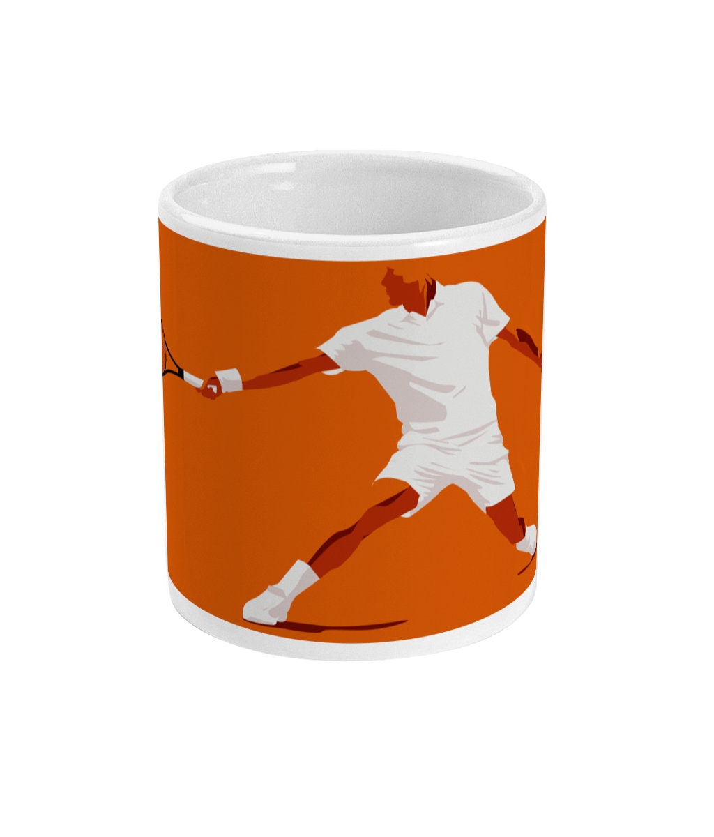 Tasse oder Becher "Tennisspieler" - Individualisierbar