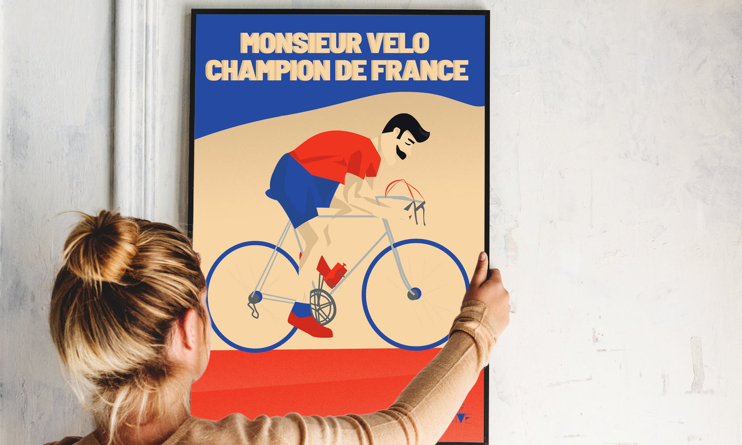 Vintage Fahrradposter „Mr. Bike“