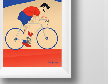 Vintage Fahrradposter „Mr. Bike“