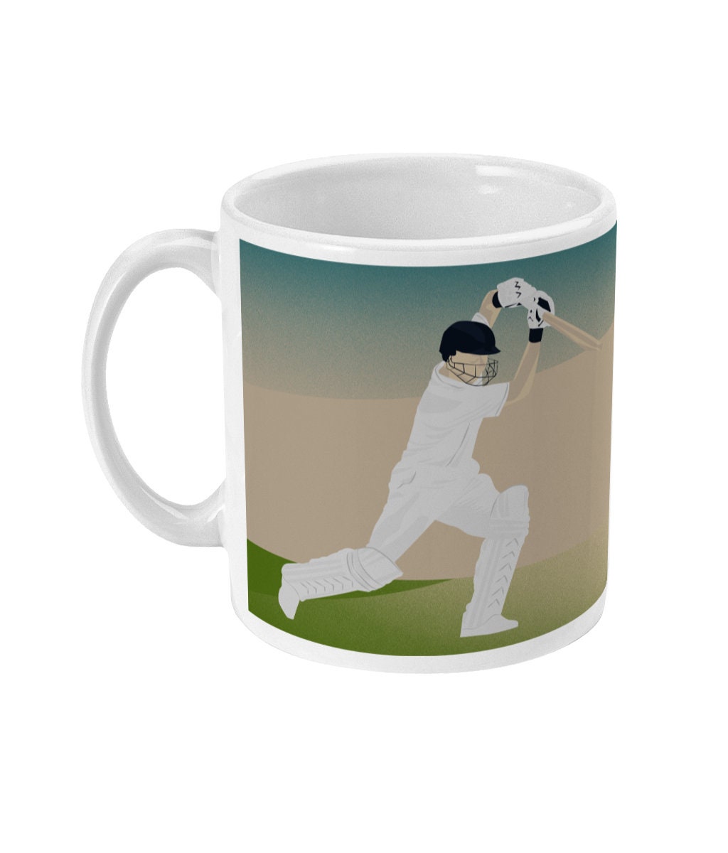 Cricket "Cover Drive" cup or mug - Customizable