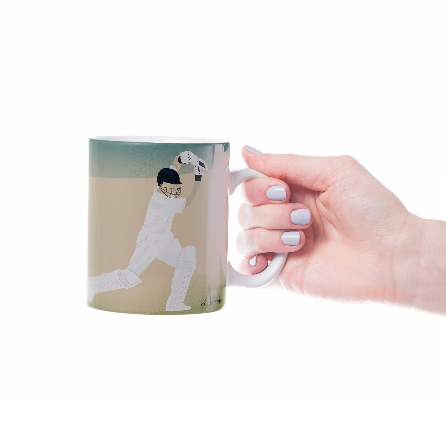 Tasse ou mug Cricket "Cover Drive" - Personnalisable