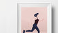 Affiche "Une femme qui court"