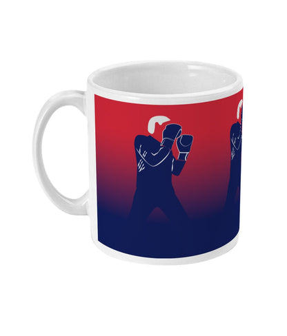 Boxing/boxing cup or mug "On the ring" - Customizable