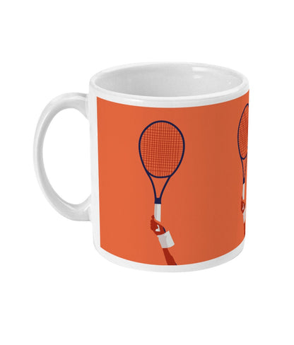 Tasse oder Becher "Tennisschläger" - Individualisierbar