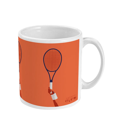 Tasse oder Becher "Tennisschläger" - Individualisierbar