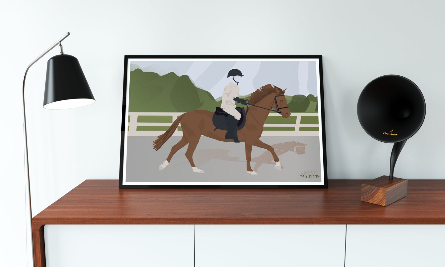 Horse Riding Poster "On the Horse"