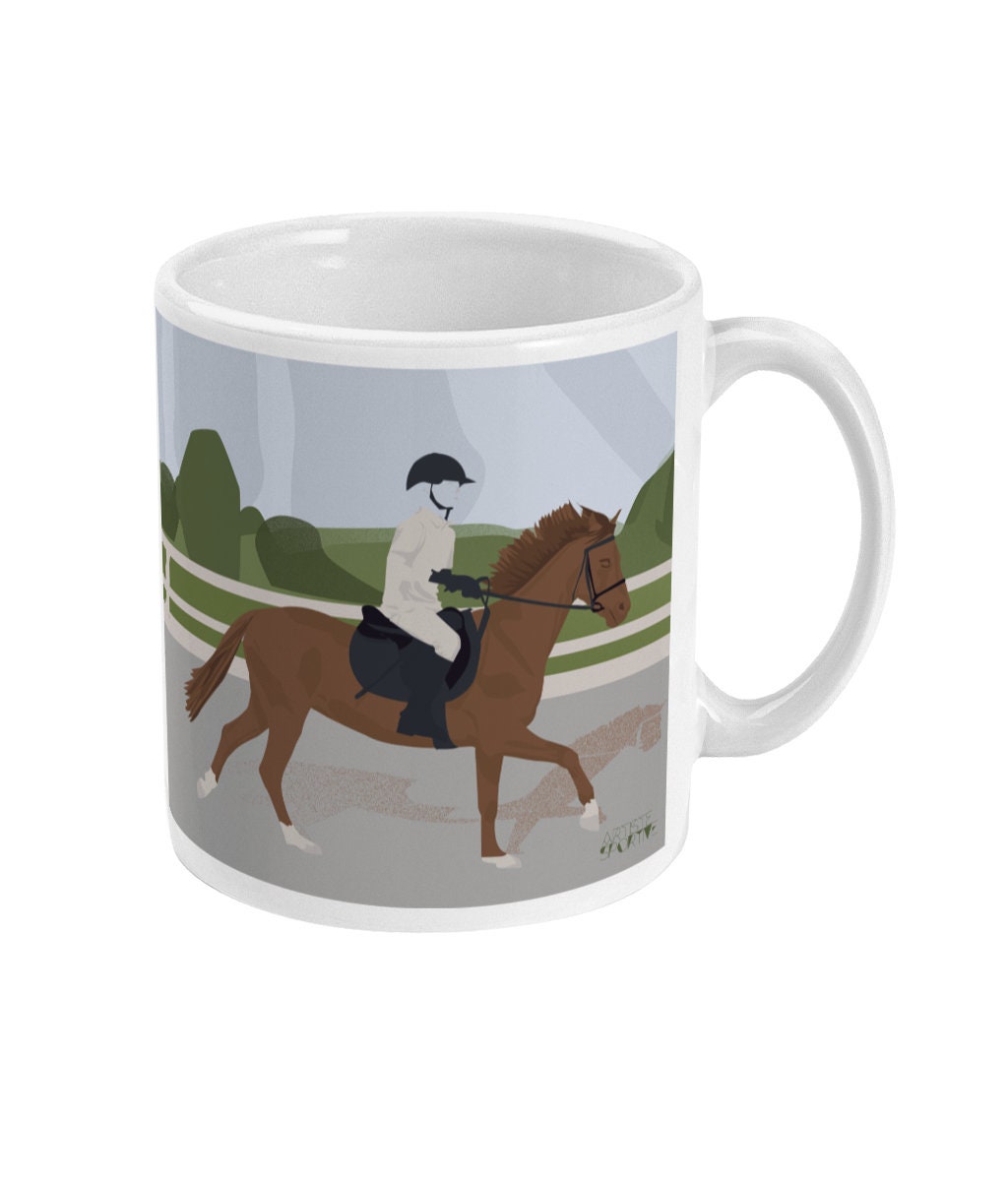 Tasse ou mug d'équitation "Sur le Cheval" - Personnalisable