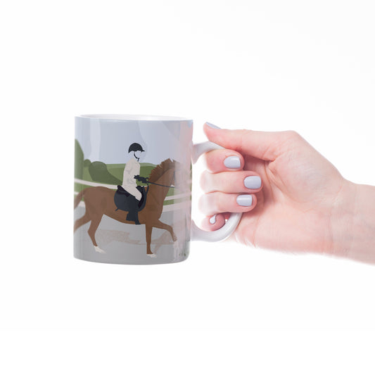 Horse riding cup or mug "On the Horse" - Customizable