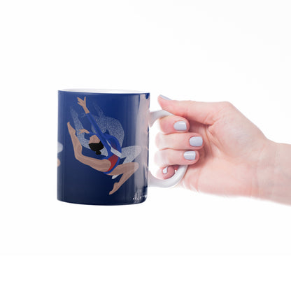 Gymnastics cup or mug "Tatiana the gymnast" - Customizable