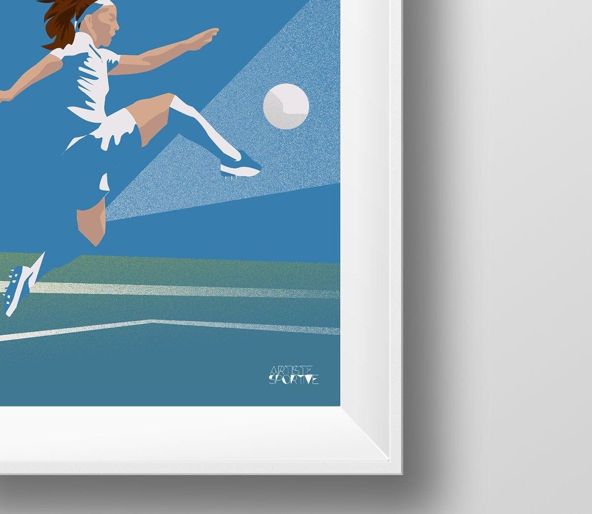 Affiche, Football féminin, Cadeau déco